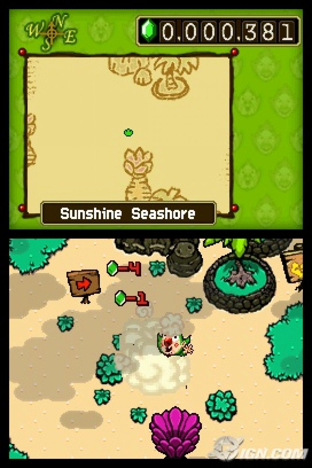 Screenshot ze hry Freshly-Picked Tingles Rosy Rupeeland - Recenze-her.cz