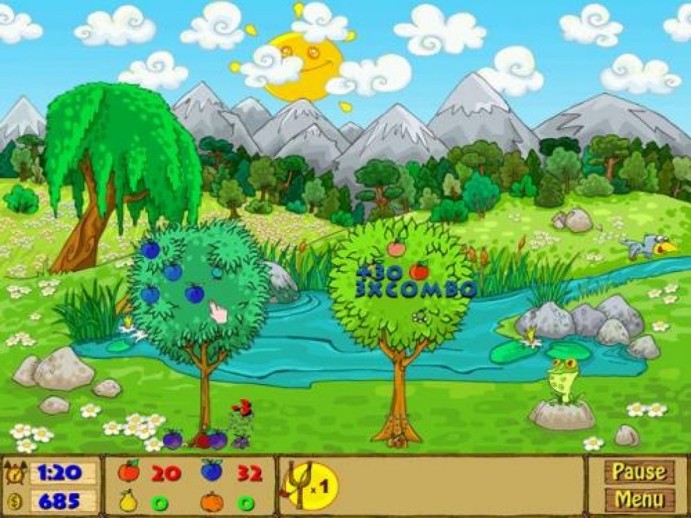 Screenshot ze hry Fruity Garden - Recenze-her.cz