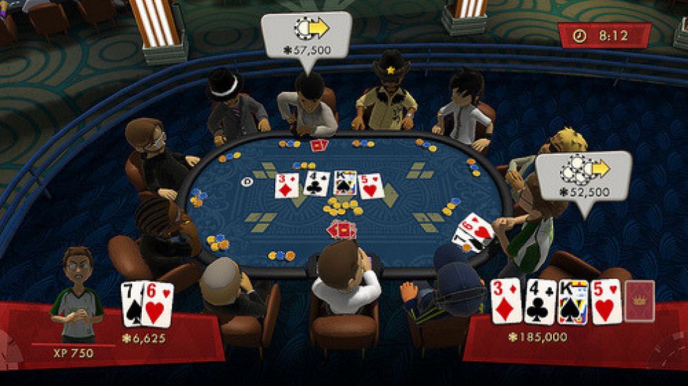 Screenshot ze hry Full House Poker - Recenze-her.cz
