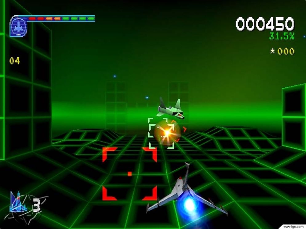 Screenshot ze hry Galaga: Destination Earth - Recenze-her.cz