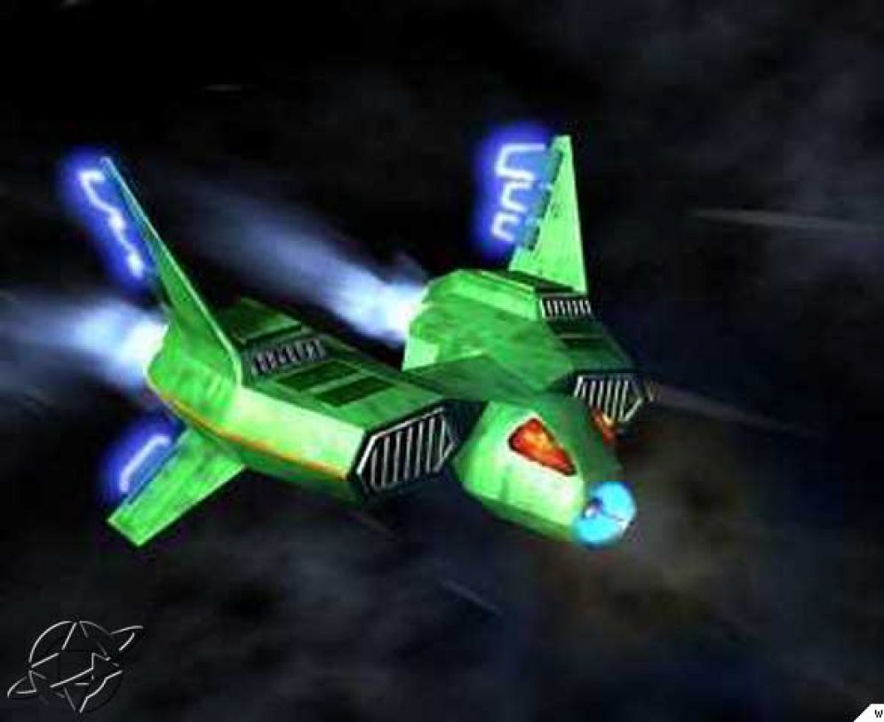 Screenshot ze hry Galaga: Destination Earth - Recenze-her.cz