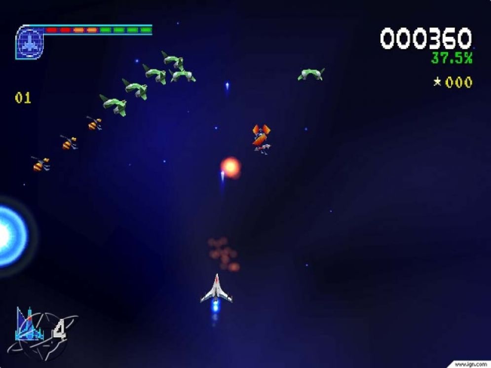 Screenshot ze hry Galaga: Destination Earth - Recenze-her.cz