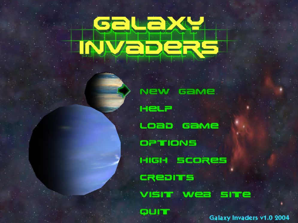 Screenshot ze hry Galaxy Invaders - Recenze-her.cz