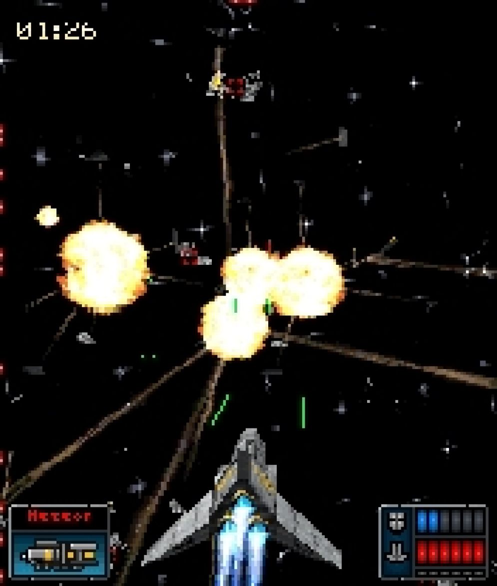 Screenshot ze hry Galaxy on Fire 3D - Recenze-her.cz