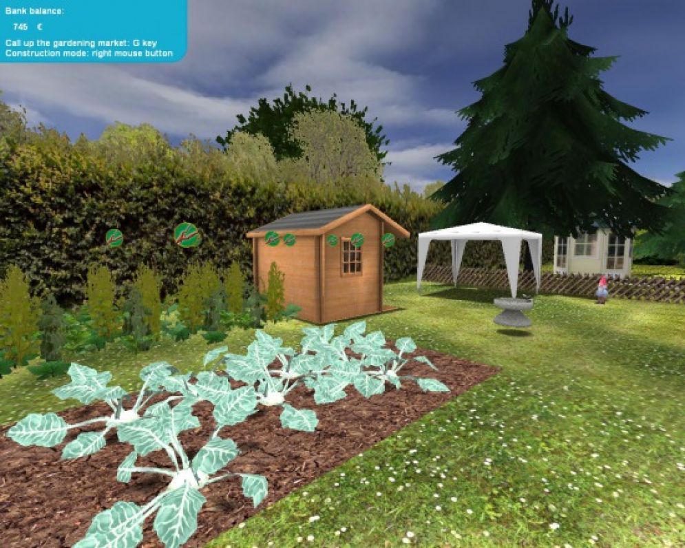 Screenshot ze hry Garden Simulator - Recenze-her.cz