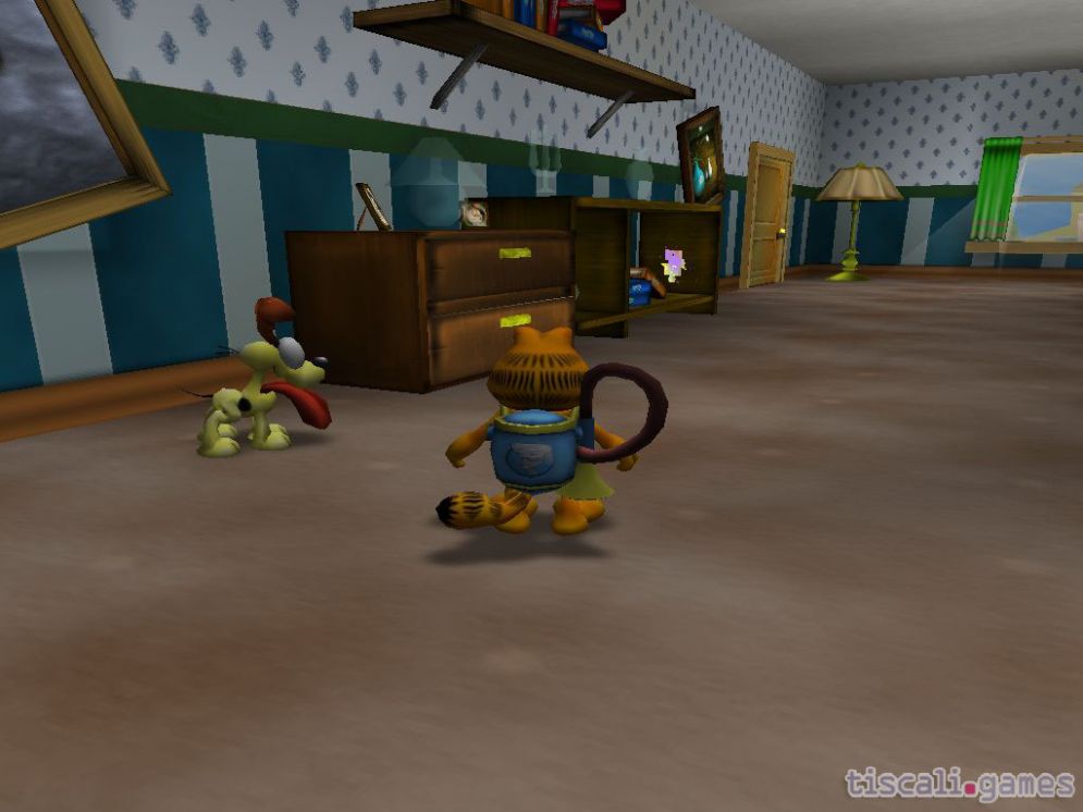 Screenshot ze hry Garfield - Recenze-her.cz