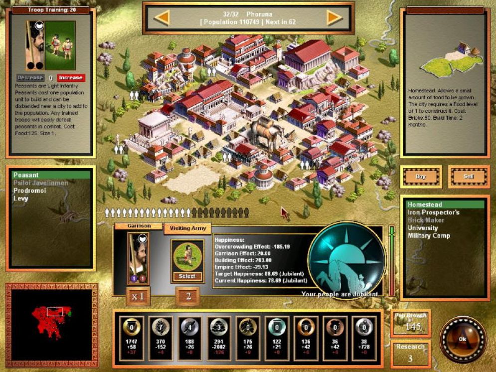 Screenshot ze hry Gates of Troy - Recenze-her.cz