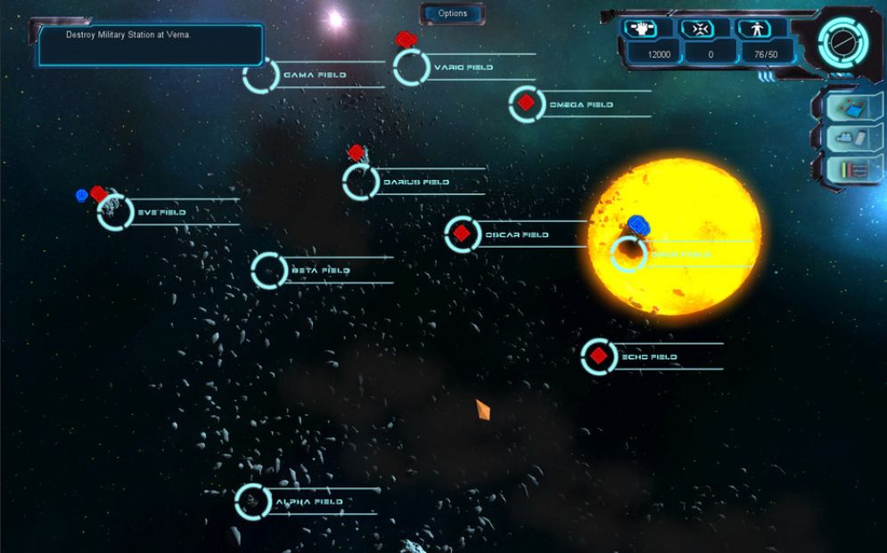 Screenshot ze hry Gemini Wars - Recenze-her.cz