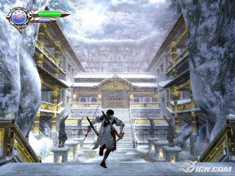 Screenshot ze hry Genji: Dawn of the Samurai  - Recenze-her.cz