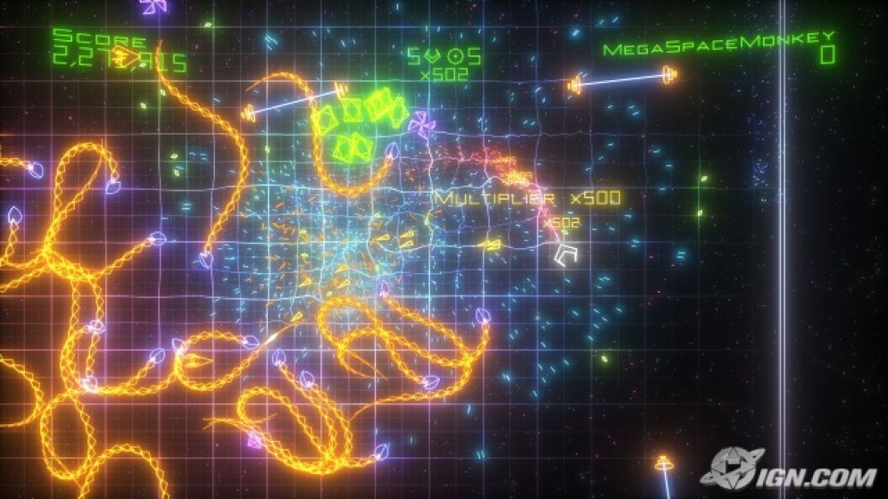 Screenshot ze hry Geometry Wars: Retro Evolved 2 - Recenze-her.cz