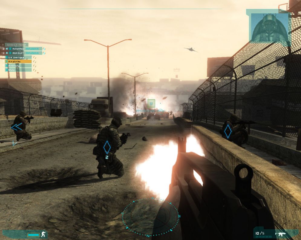 Screenshot ze hry Ghost Recon: Advanced Warfighter 2 - Recenze-her.cz