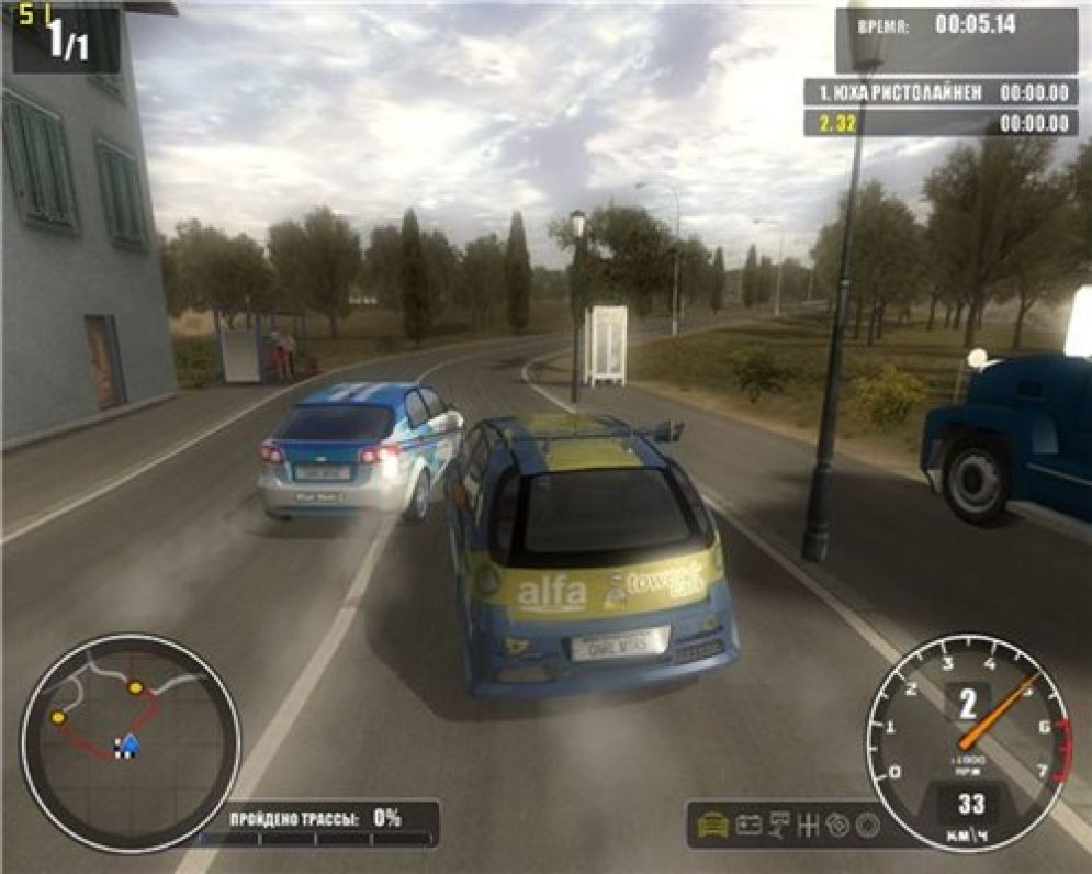 Screenshot ze hry GM Rally - Recenze-her.cz