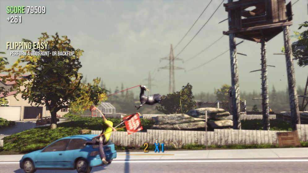 Screenshot ze hry Goat Simulator - Recenze-her.cz