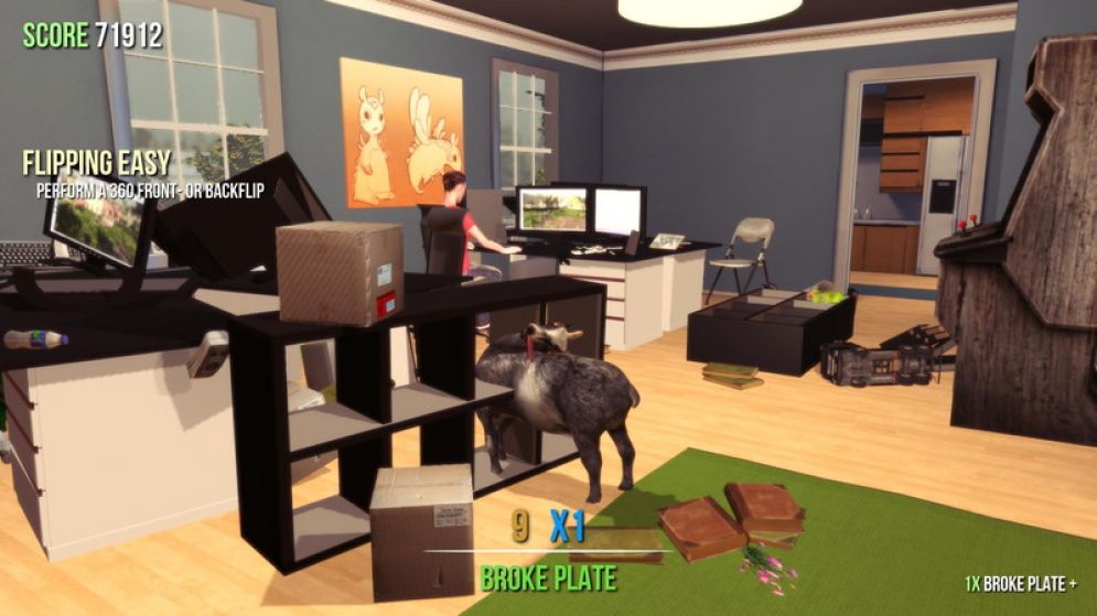 Screenshot ze hry Goat Simulator - Recenze-her.cz
