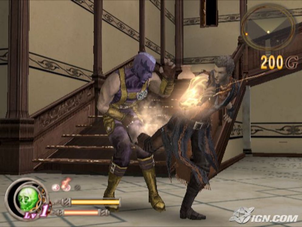 Screenshot ze hry God Hand - Recenze-her.cz