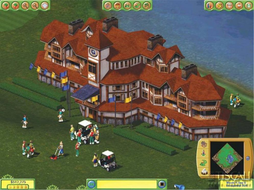 Screenshot ze hry Golf Resort Tycoon II - Recenze-her.cz