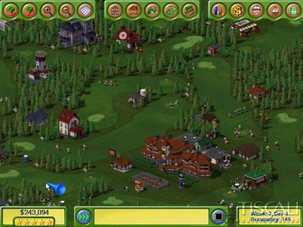 Screenshot ze hry Golf Resort Tycoon II - Recenze-her.cz