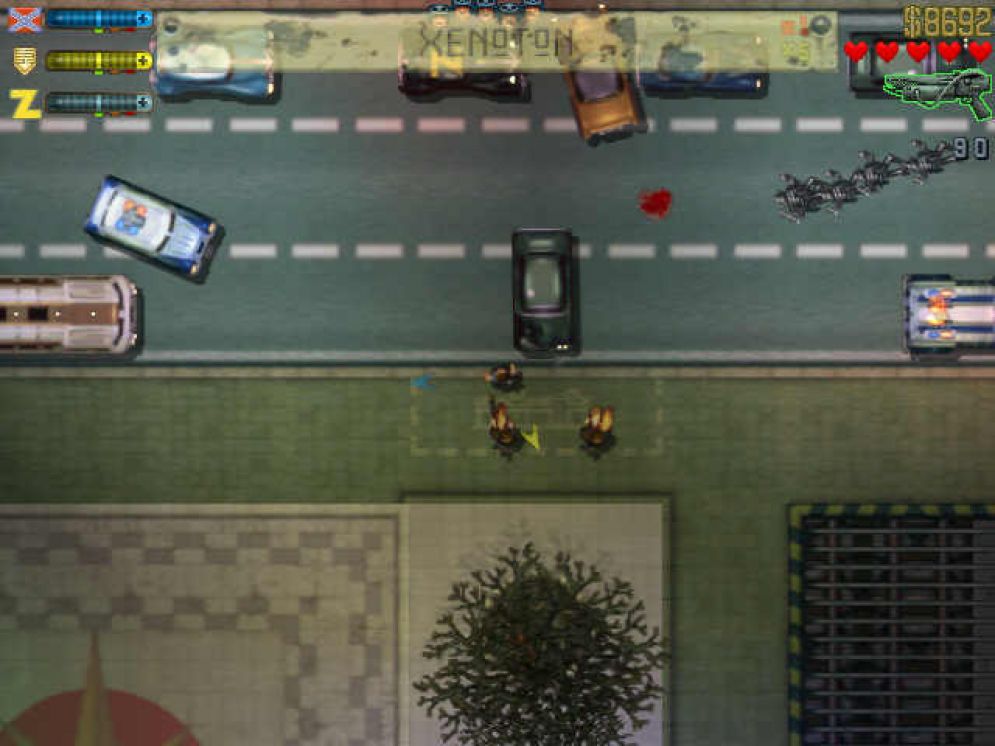 Screenshot ze hry Grand Theft Auto 2 - Recenze-her.cz
