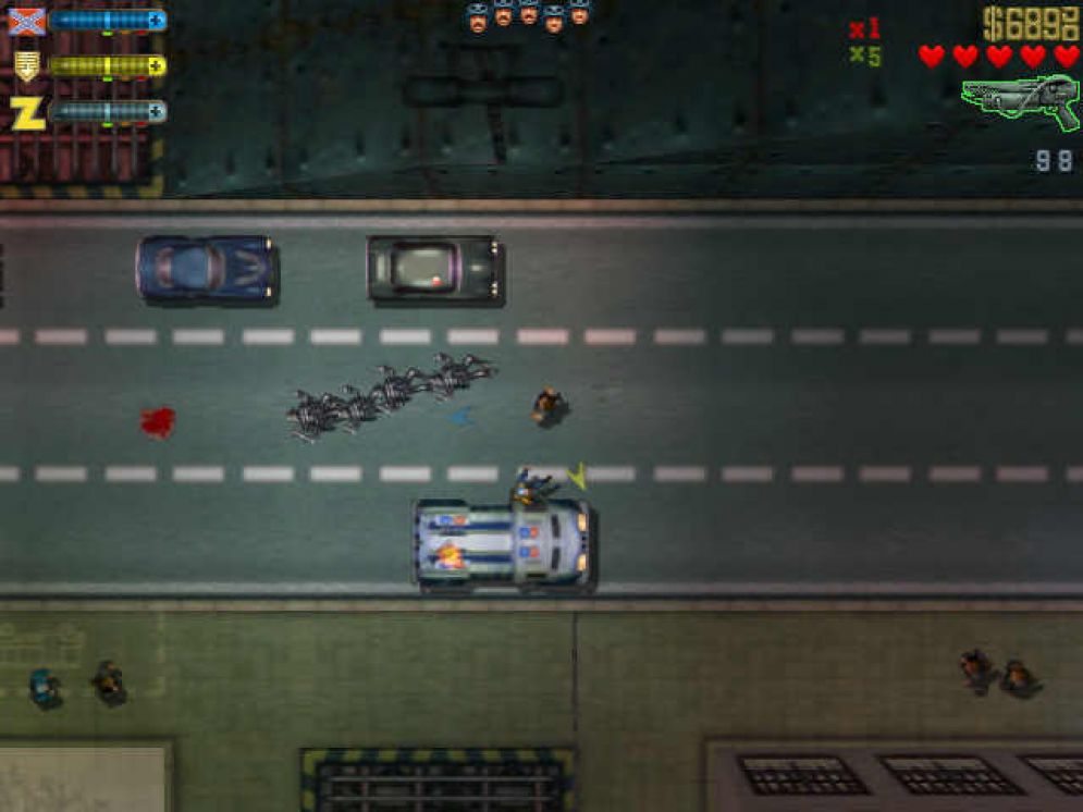 Screenshot ze hry Grand Theft Auto 2 - Recenze-her.cz