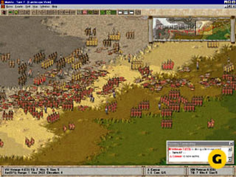 Screenshot ze hry Great Battles of Caesar - Recenze-her.cz