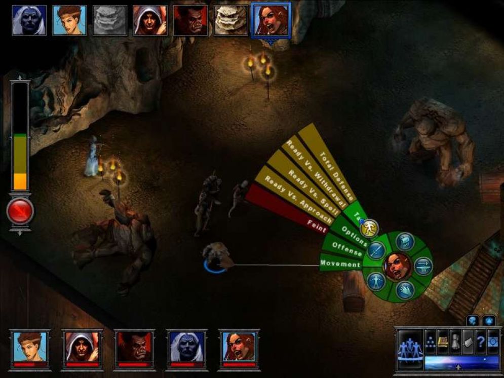 Screenshot ze hry Greyhawk: The Temple of Elemental Evil - Recenze-her.cz