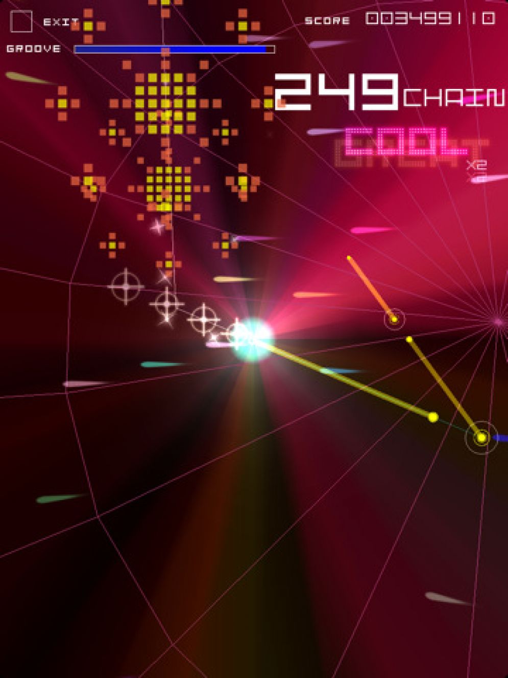 Screenshot ze hry Groove Coaster - Recenze-her.cz
