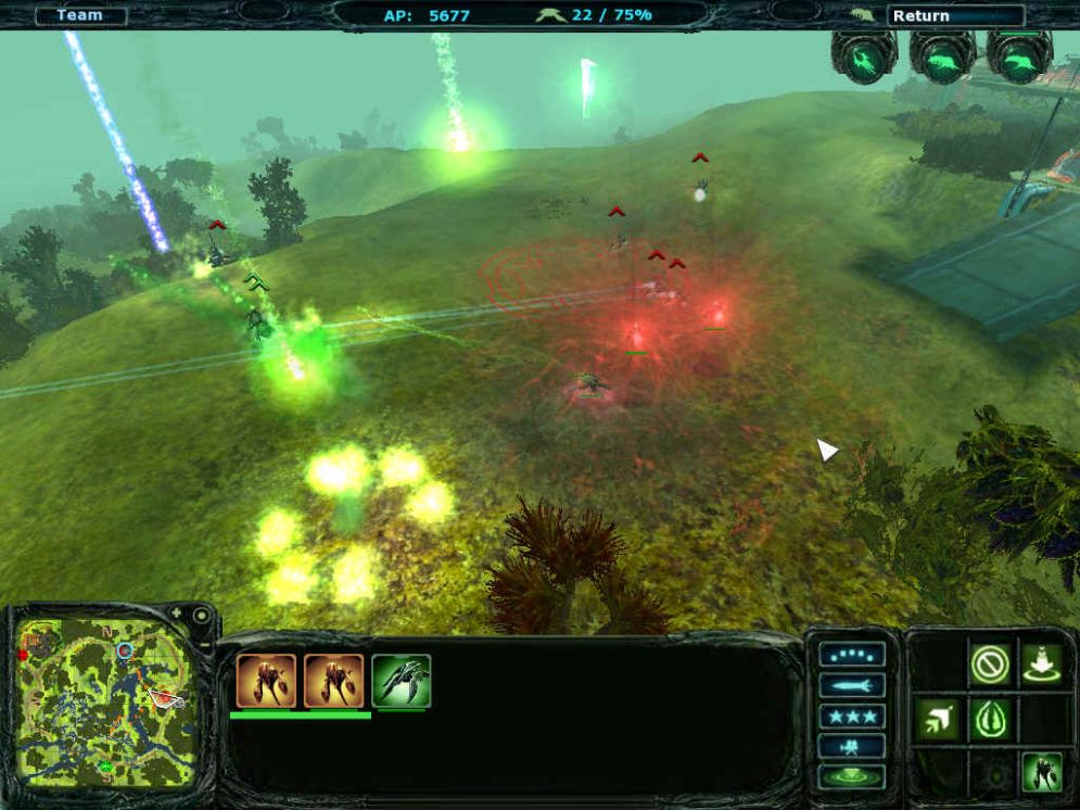 Screenshot ze hry Ground Control 2: Operation Exodus  - Recenze-her.cz