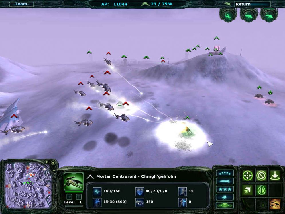 Screenshot ze hry Ground Control 2: Operation Exodus  - Recenze-her.cz