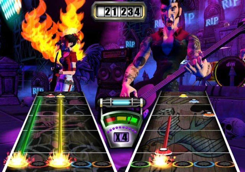 Screenshot ze hry Guitar Hero II - Recenze-her.cz