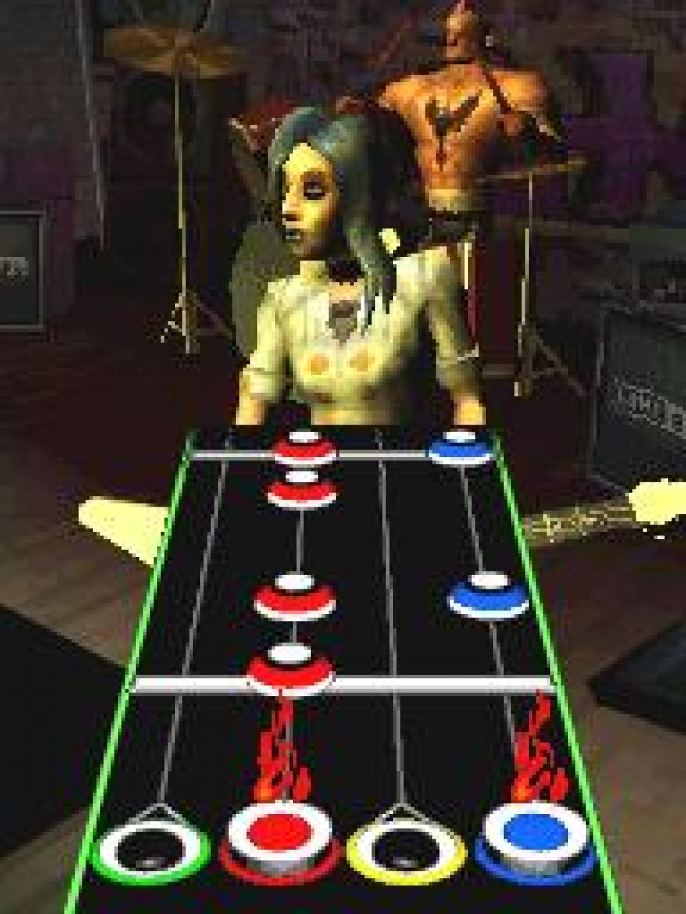 Screenshot ze hry Guitar Hero: On Tour - Recenze-her.cz