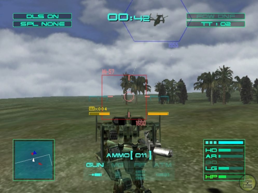 Screenshot ze hry GunGriffon: Allied Strike - Recenze-her.cz