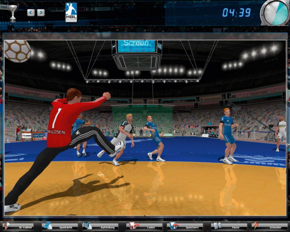 Screenshot ze hry Handbal Manager 2008 - Recenze-her.cz