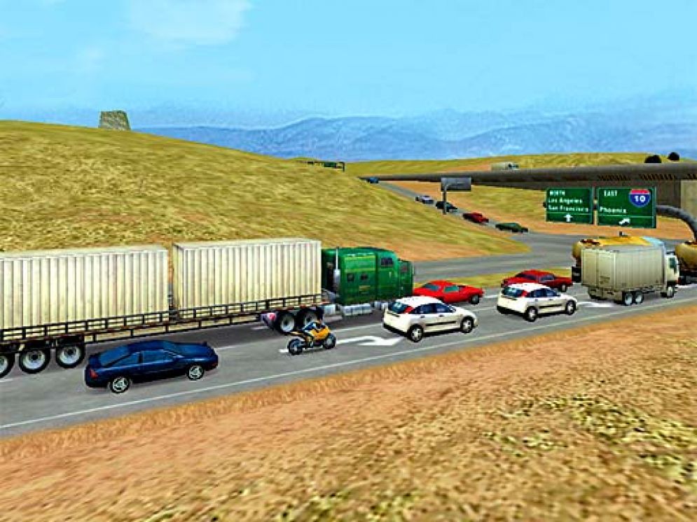 Screenshot ze hry Hard Truck: 18 Wheels of Steel - Recenze-her.cz