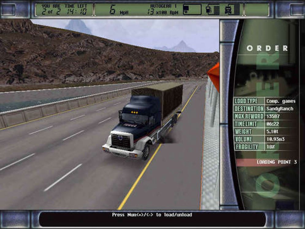 Screenshot ze hry Hard Truck 2 - Recenze-her.cz