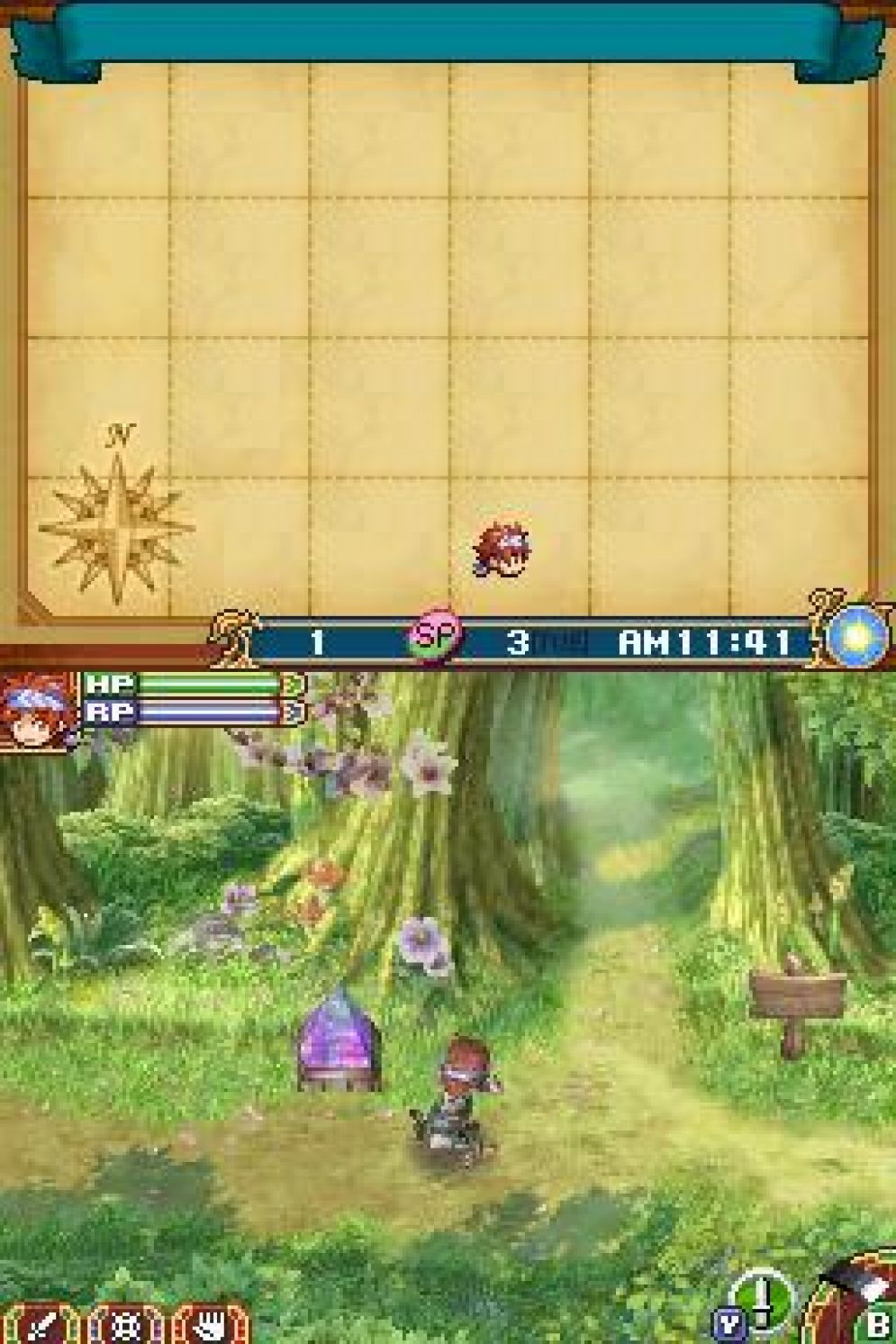 Screenshot ze hry Harvest Moon DS - Recenze-her.cz