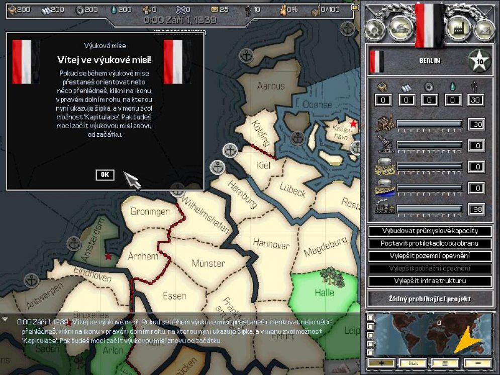 Screenshot ze hry Hearts of Iron - Recenze-her.cz