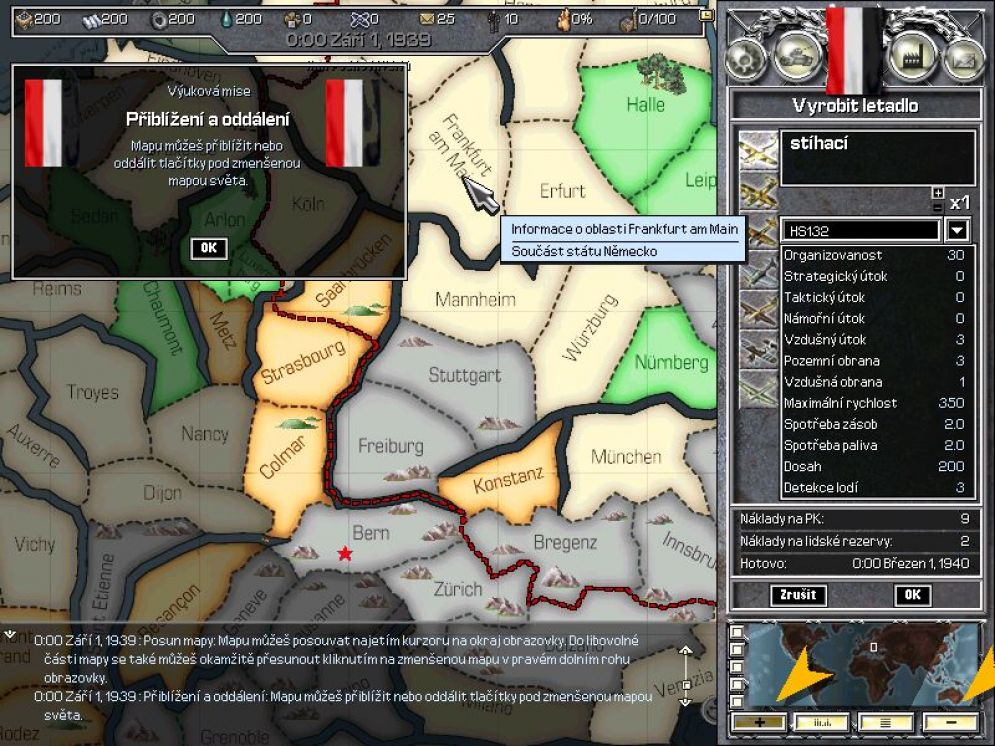 Screenshot ze hry Hearts of Iron - Recenze-her.cz