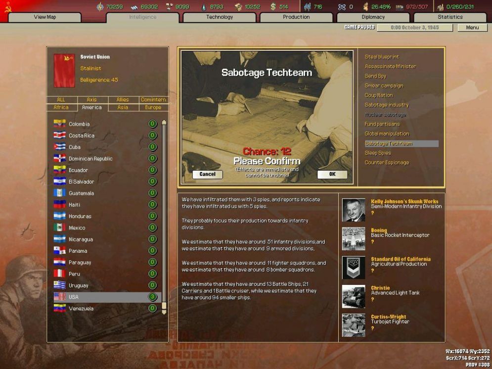 Screenshot ze hry Hearts of Iron II: Doomsday - Recenze-her.cz