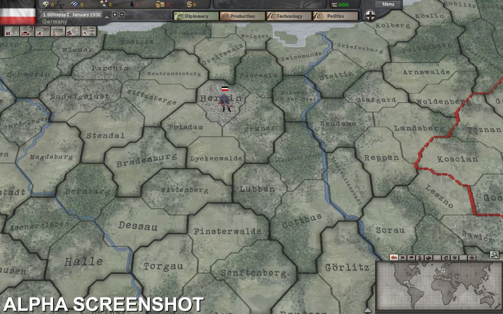 Screenshot ze hry Hearts of Iron III Semper Fi - Recenze-her.cz