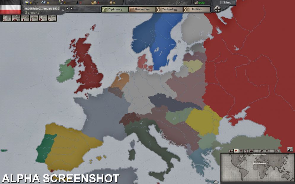 Screenshot ze hry Hearts of Iron III Semper Fi - Recenze-her.cz