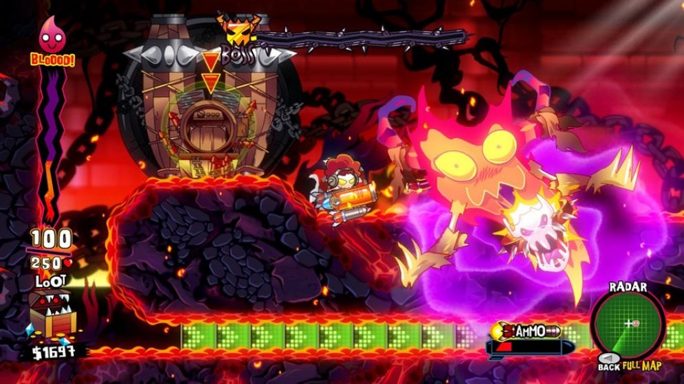 Screenshot ze hry Hell Yeah! Wrath of the Dead Rabbit - Recenze-her.cz