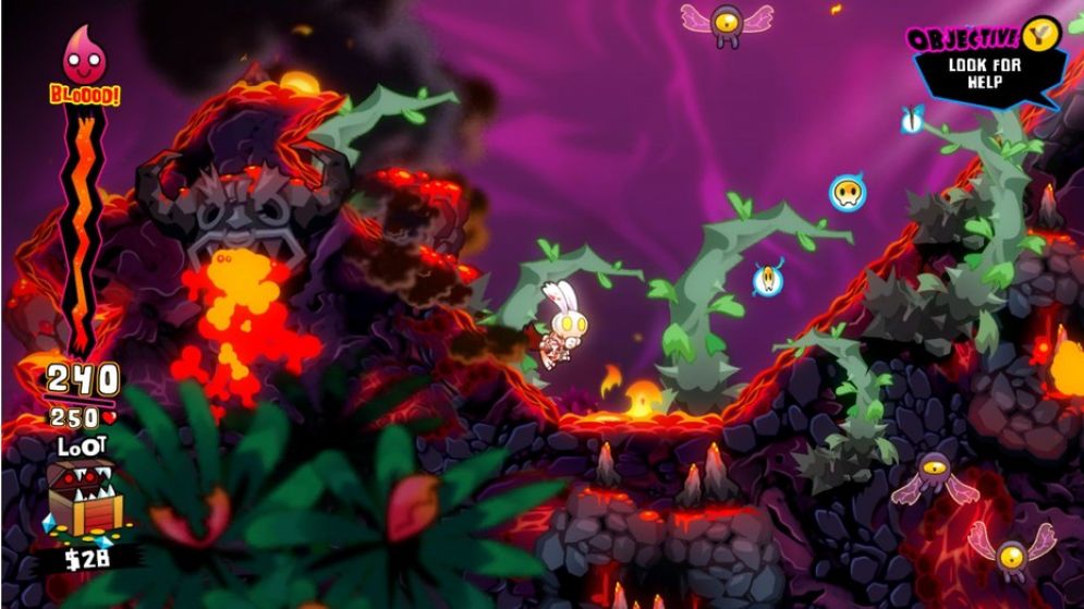 Screenshot ze hry Hell Yeah! Wrath of the Dead Rabbit - Recenze-her.cz