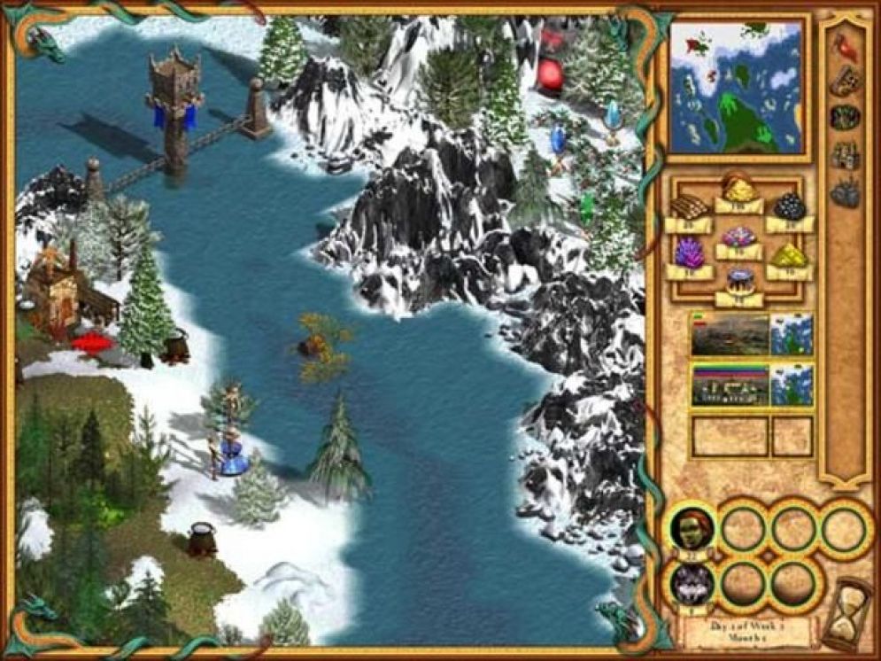 Screenshot ze hry Heroes of Might and Magic IV: Winds of War - Recenze-her.cz