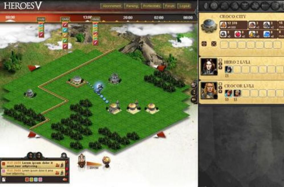 Screenshot ze hry Heroes of Might and Magic Kingdoms - Recenze-her.cz