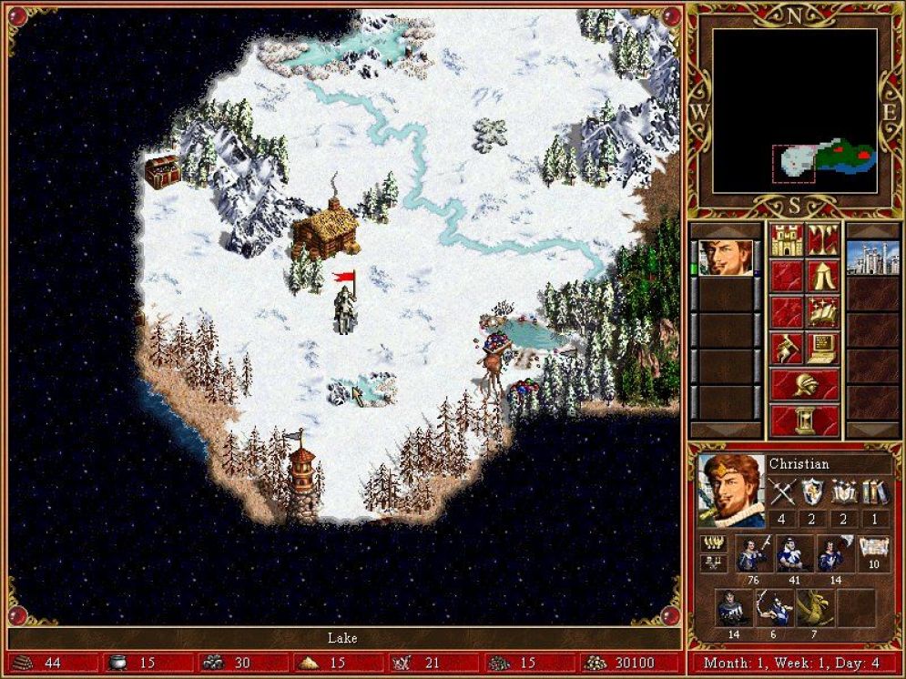 Screenshot ze hry Heroes of Might & Magic 3: The Restoration of Erathia - Recenze-her.cz