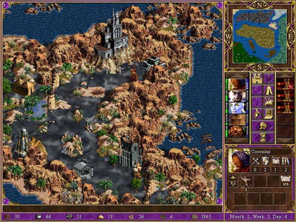 Screenshot ze hry Heroes of Might & Magic 3: the Shadow of Death - Recenze-her.cz