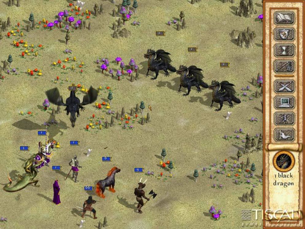 Screenshot ze hry Heroes of Might & Magic IV - Recenze-her.cz