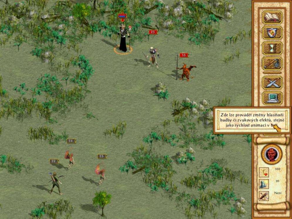 Screenshot ze hry Heroes of Might & Magic IV - Recenze-her.cz