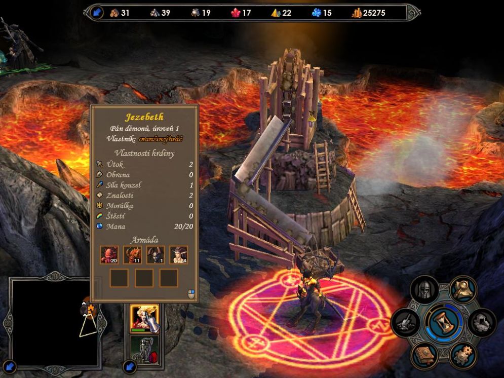 Screenshot ze hry Heroes of Might & Magic V - Recenze-her.cz