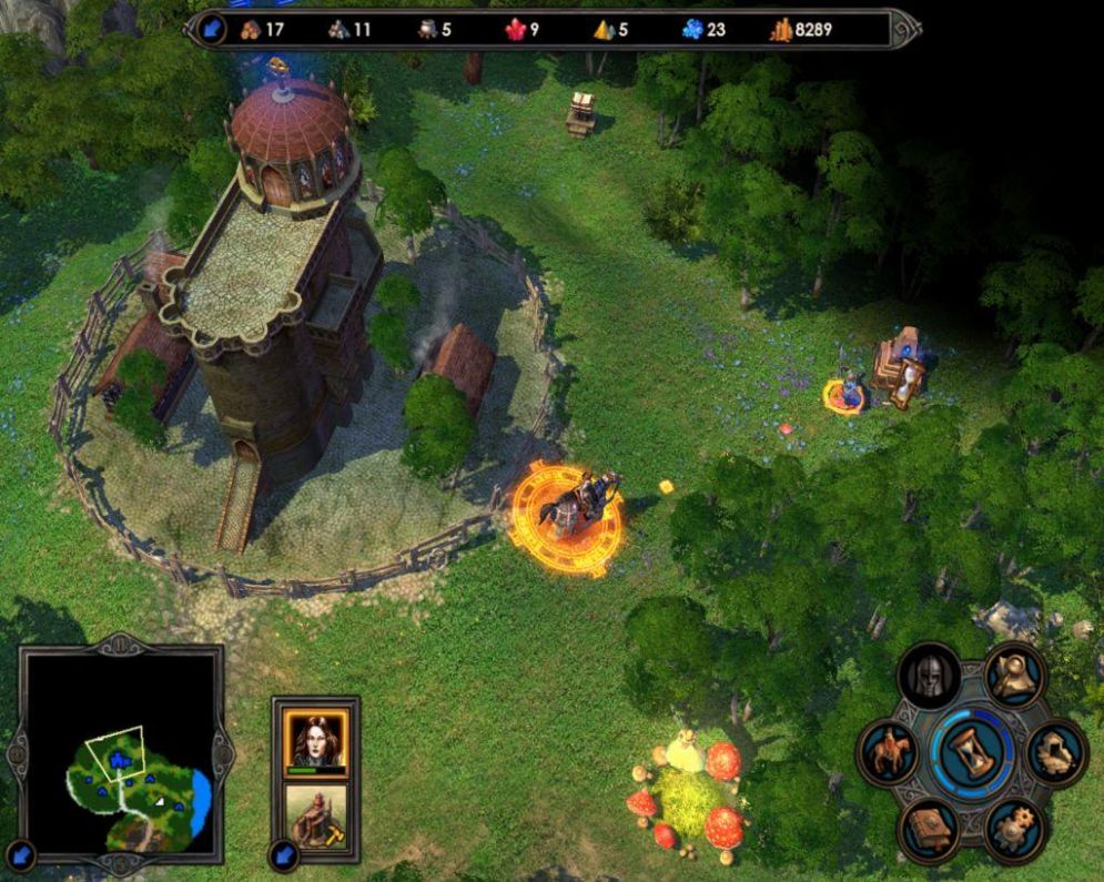Screenshot ze hry Heroes of Might & Magic V: Hammers of Fate - Recenze-her.cz
